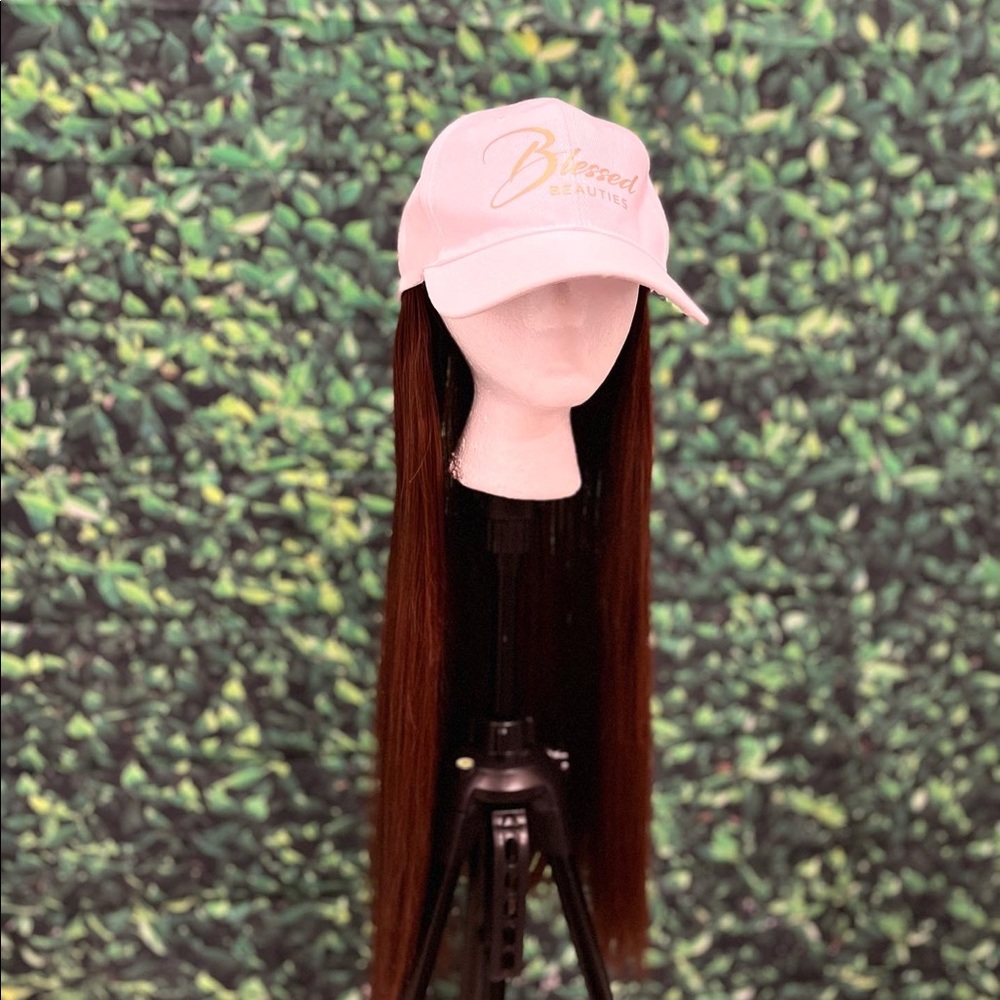 Hatwig long 24 inch soft human like synthetic hair